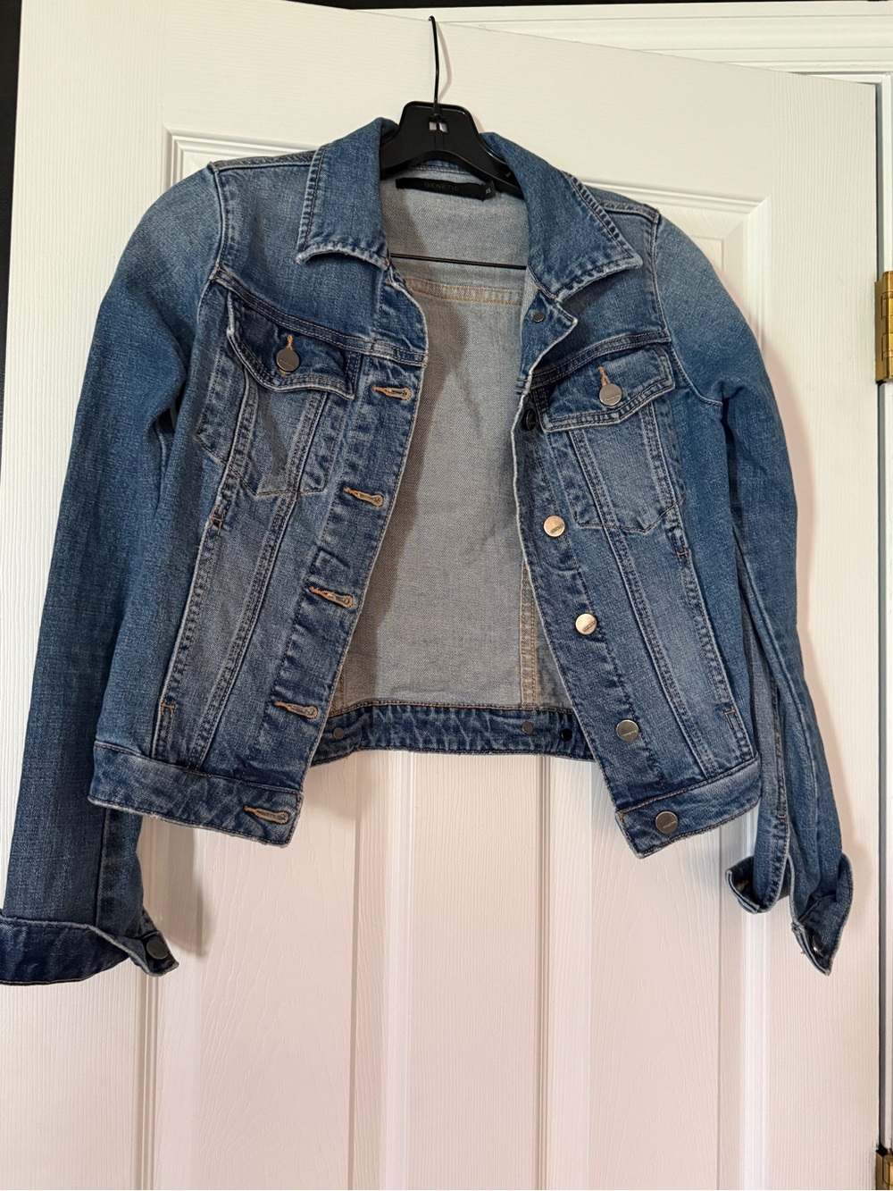 Genetic Denim Classic Blue Denim Jacket - Women's Casual Jean Jacket